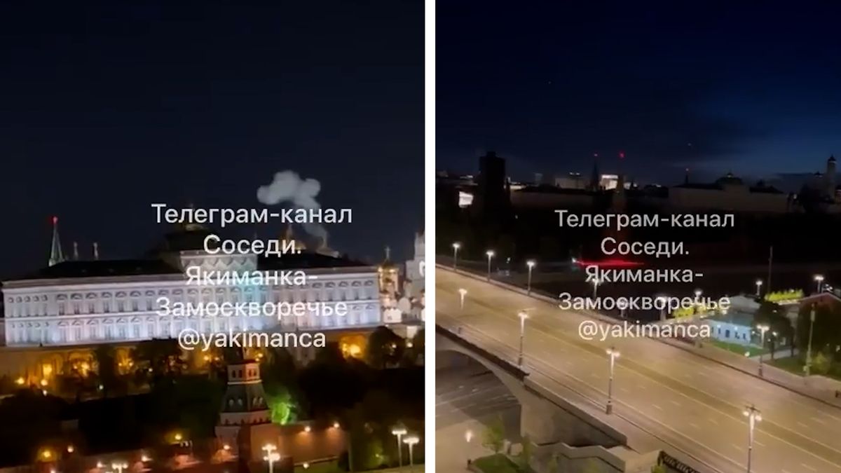 Ukrajinci zaútočili drony na Kreml, Putin je v pořádku, hlásí Rusové